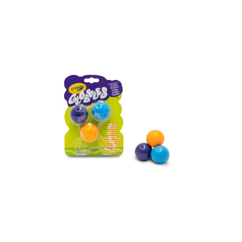 Los Pegajosos Pack 3 Unidades Globbles Crayola Imagen principal del producto