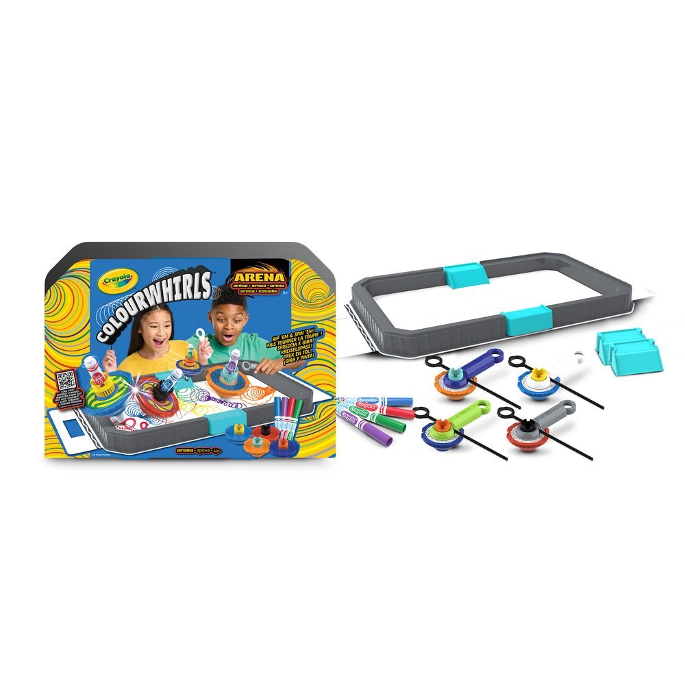 Colourwhirls Arena de Combate 4 Pintapeonzas Crayola Imagen principal del producto