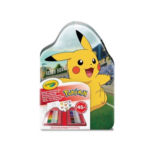 Maletín 45 Piezas Pokémon para Colorear con Stickers Crayola Maletines Imagen principal del producto