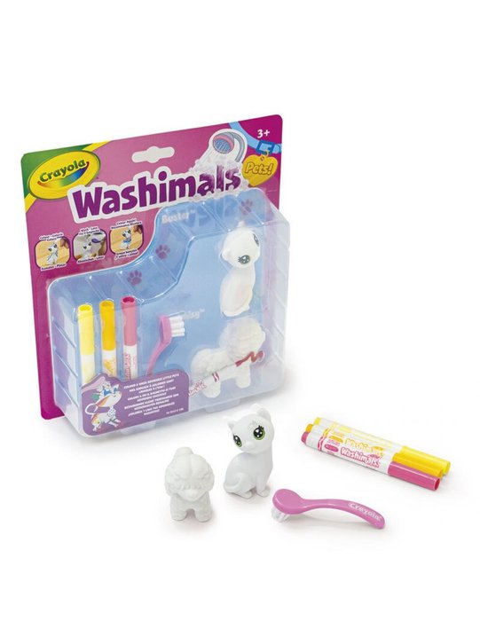 WASHIMALS PETS MINI SET PERRITO Y GATITO CRAYOLA | CRAYOLA | 1 UNIDAD | 71662175122