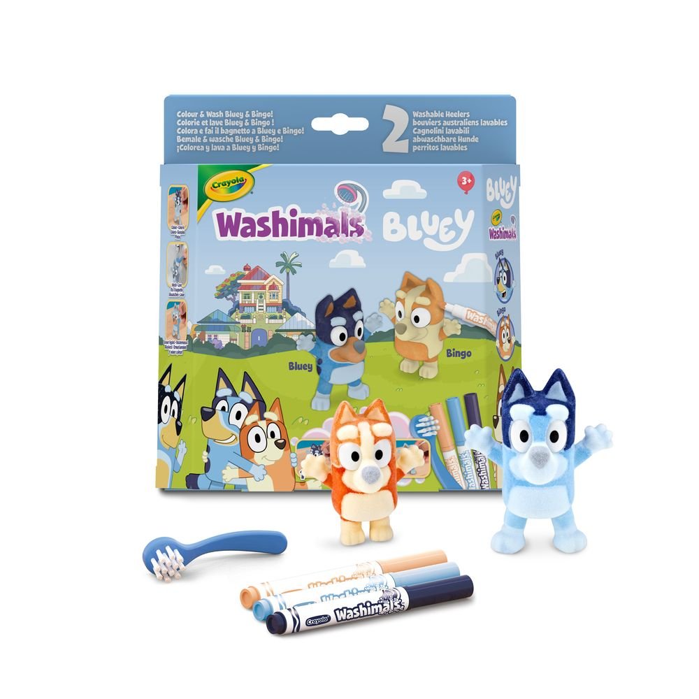 Washimals Bluey Set Bluey & Bingo Crayola Imagen principal del producto