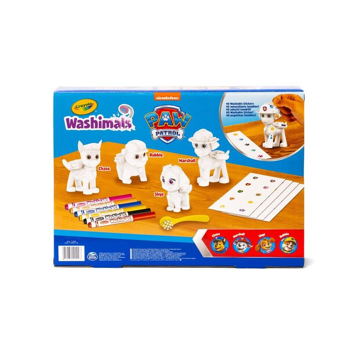 SET 4 MASCOTAS WASIMALS PATRULLA CANINA | CRAYOLA | 1 UNIDAD | 71662202903 Imagen principal del producto