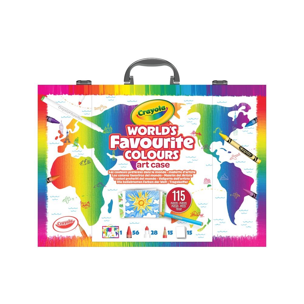 Wfc Favoritos del Mundo Maletín del Artista 115 Piezas Crayola Imagen principal del producto