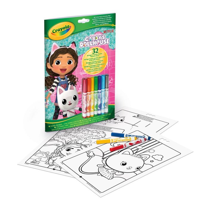 LIBRO ACTIVIDADES Y COLOREAR GABBY'S DOLLHOUSE 7 ROTULADORE | CRAYOLA | 1 UNIDAD | 71662470241 Imagen principal del producto