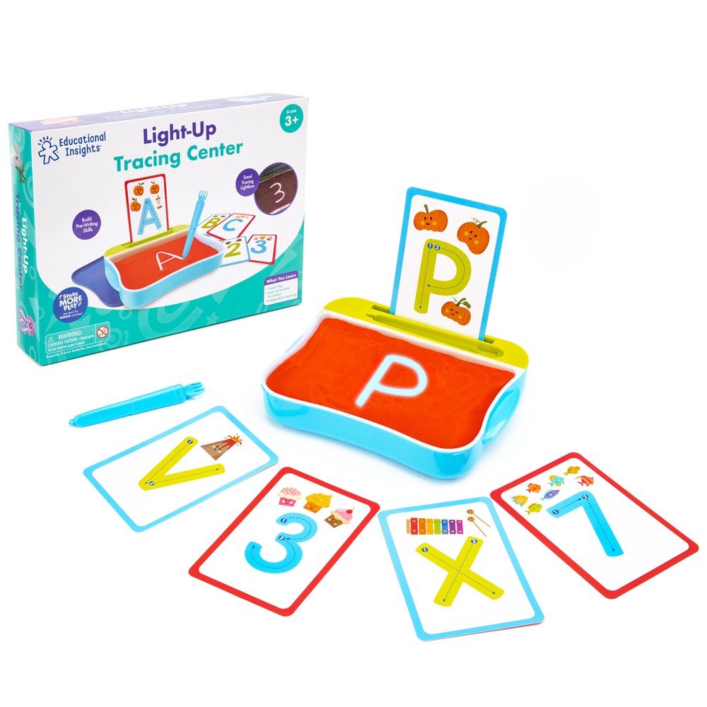 Juego Bandeja Multisensorial Luminosa para Trazar Learning Resources