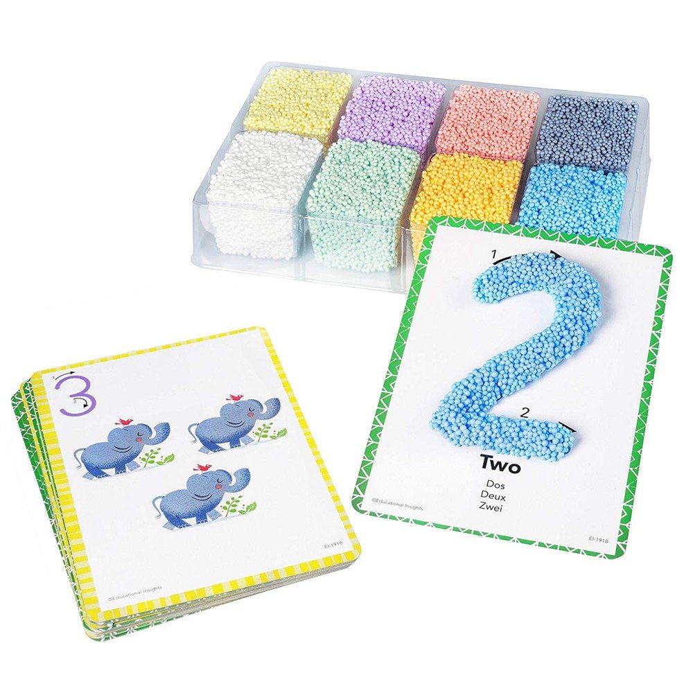 Juego Playfoam Set para Moldear y Aprender los Números LEARNING RESOURCES