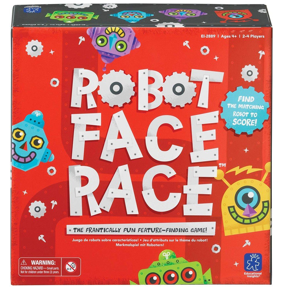 Juego Colores y Atributos Robot Face Race Learning Resources Imagen principal del producto