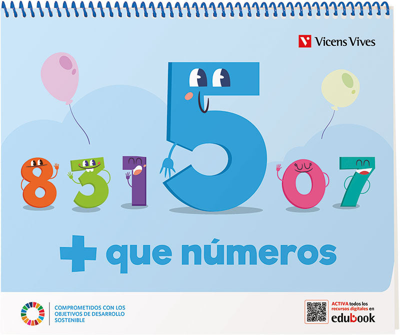 + QUE NUMEROS CUADERNO 5. Aa. Vv. (Editorial Vicens Vives) 9788468282985