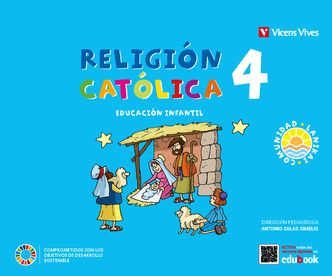 RELIGION CATOLICA 4 AÑOS (COMUNIDAD LANIKAI). Aa. Vv. (Editorial Vicens Vives) 9788468283043 Imagen principal del producto