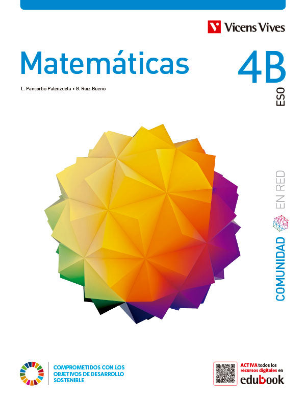 Matemáticas 4B (Comunidad en Red). Aa. Vv. (Editorial Vicens Vives) 9788468293165 Imagen principal del producto