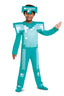 Disfraz Minecraft Armadura de Diamante Fancy T 7-8 Años Marca Disguise