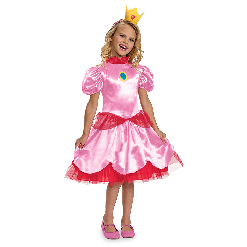 Disfraz Super Mario Peach Fancy Dress T 7-8 Años Marca Disguise