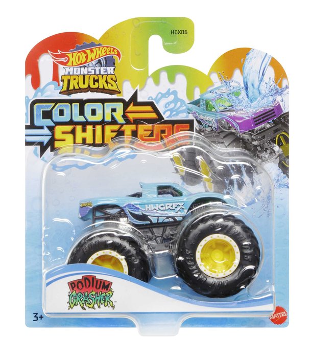 Coche Hot Wheels Monster Trucks Color Shifters Surtido Marca Mattel