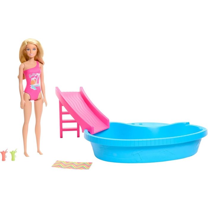 BARBIE RUBIA CON PISCINA | MATTEL BARBIE | 1 UNIDAD | 194735178285