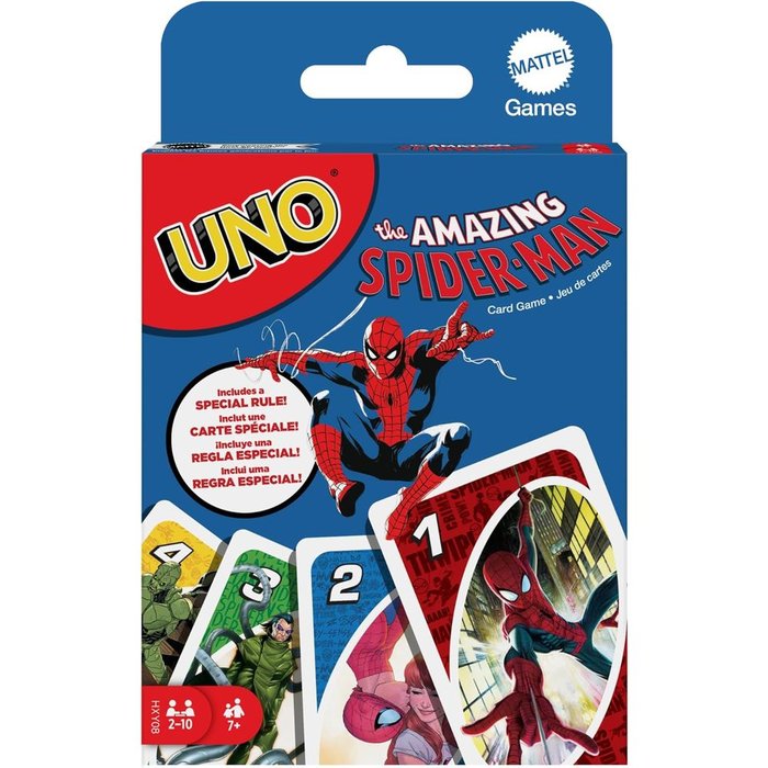 UNO SPIDERMAN | MATTEL GAMES | 1 UNIDAD | 194735241415 Imagen principal del producto