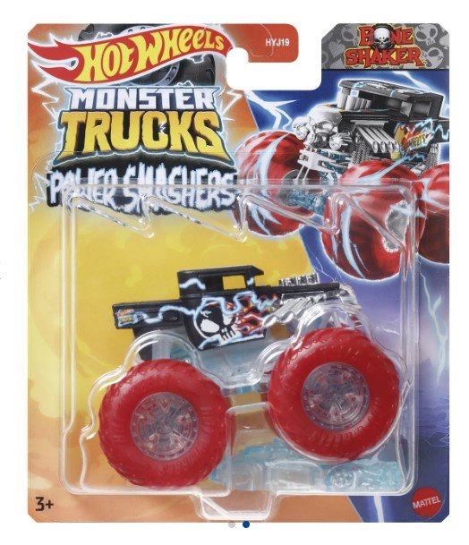 CAMION JUGUETE METALICO A ESCALA 1:64 DE POWER SMASHERS | HOT WHEELS MATTEL | 1 UNIDAD | 194735247769 Imagen principal del producto