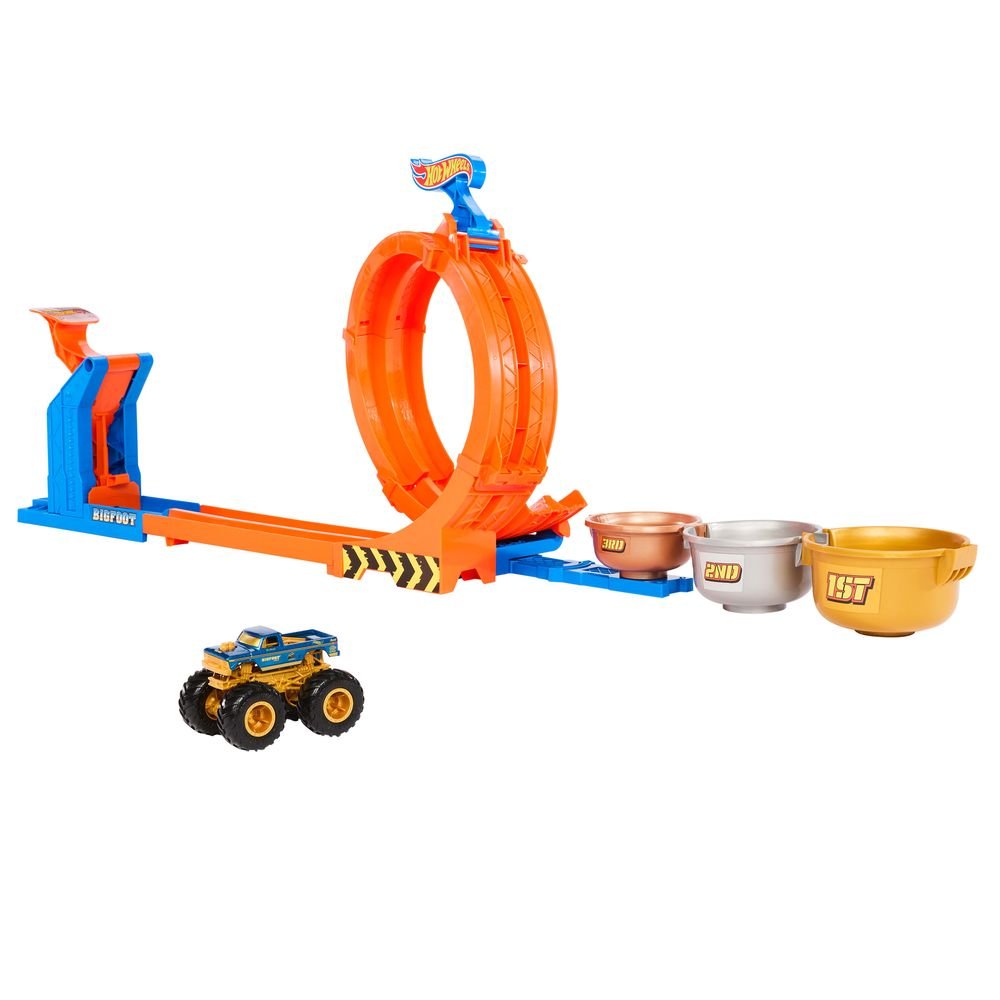 Hot Wheels Monster Trucks Trofeo del Desafío Bigfoot Mattel