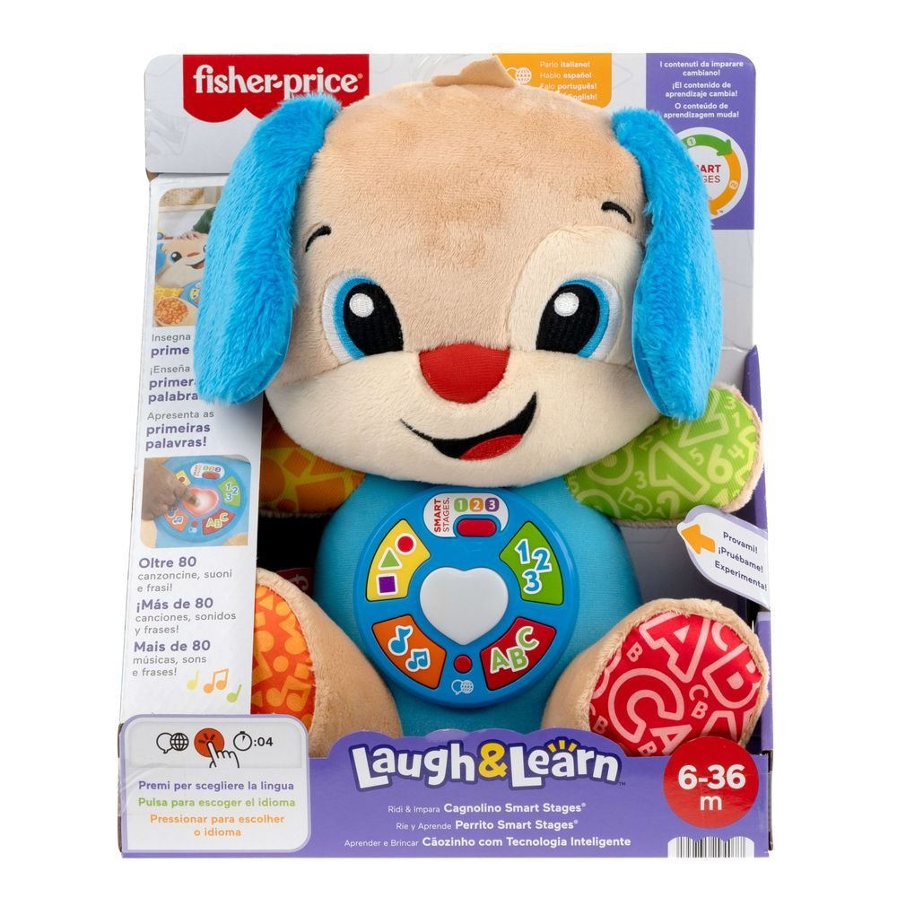 Rie y Aprende Peluche Perrito Fisher-Price Mattel