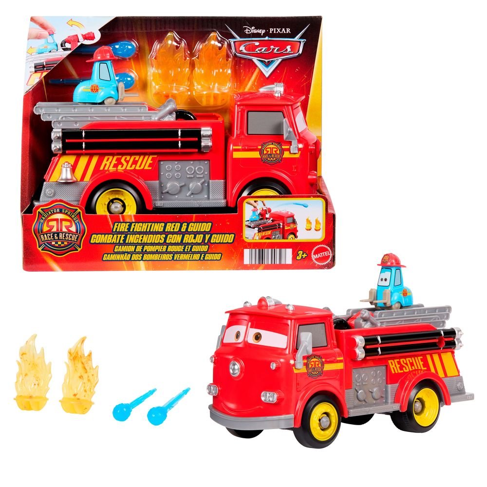 DISNEY PIXAR CARS HERO RACE TO THE RESCUE | MATTEL CARS | 1 UNIDAD | 194735300327