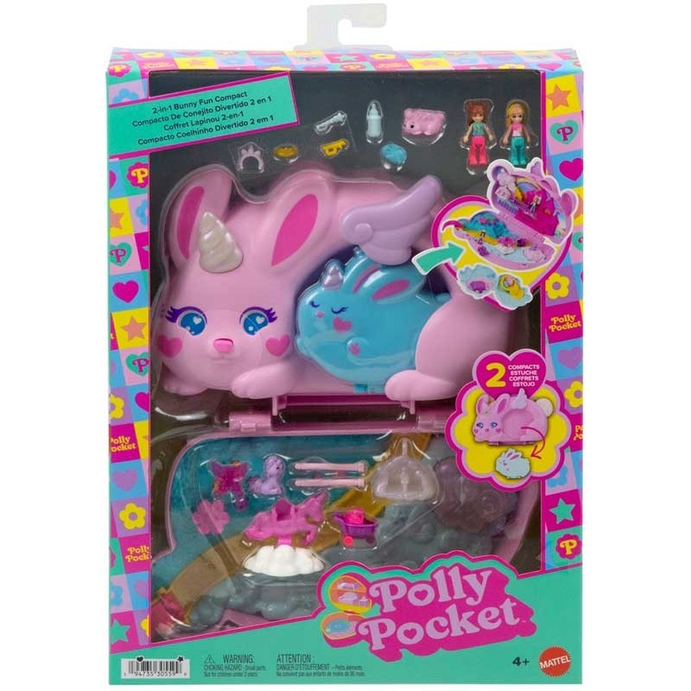 POLLY POCKET COFRE-BOLSO CONEJITO | POLLY POCKET | 1 UNIDAD | 194735305599