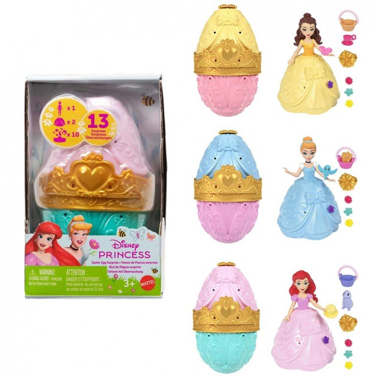 Disney Princesas Huevo de Pascua Sorpresa Surtido MATTEL DISNEY PRINCESS