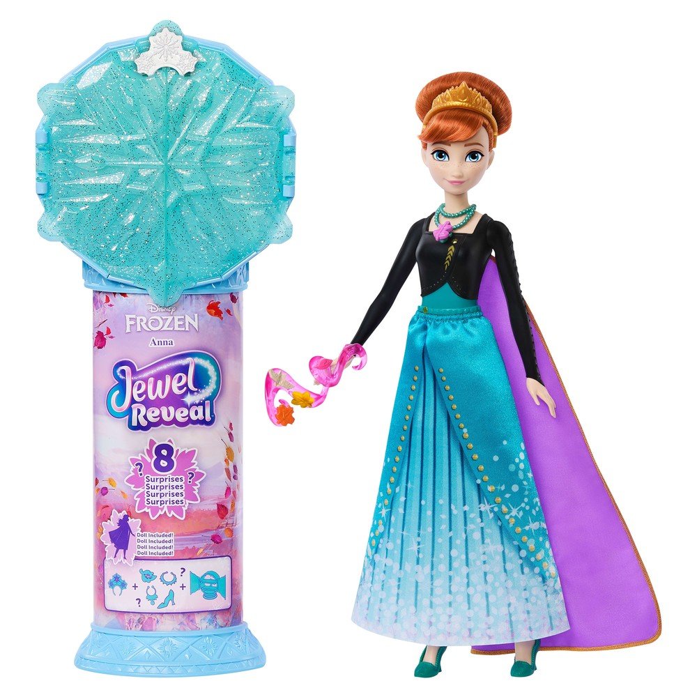 Muñeca Anna Frozen Jewel Reveal de Mattel Disney Princess