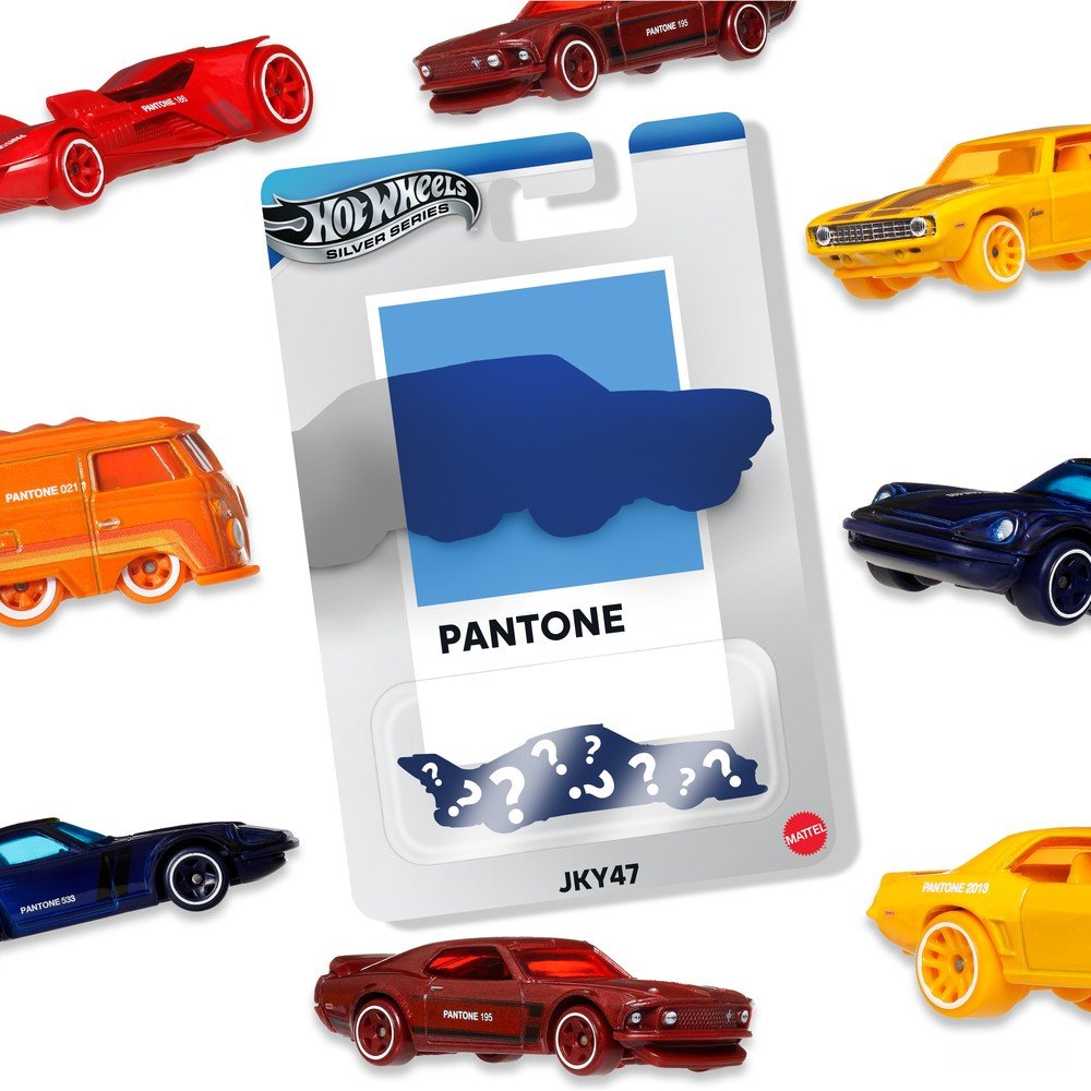 Hot Wheels Silver Series surtido de vehículos Pantone Marca Mattel