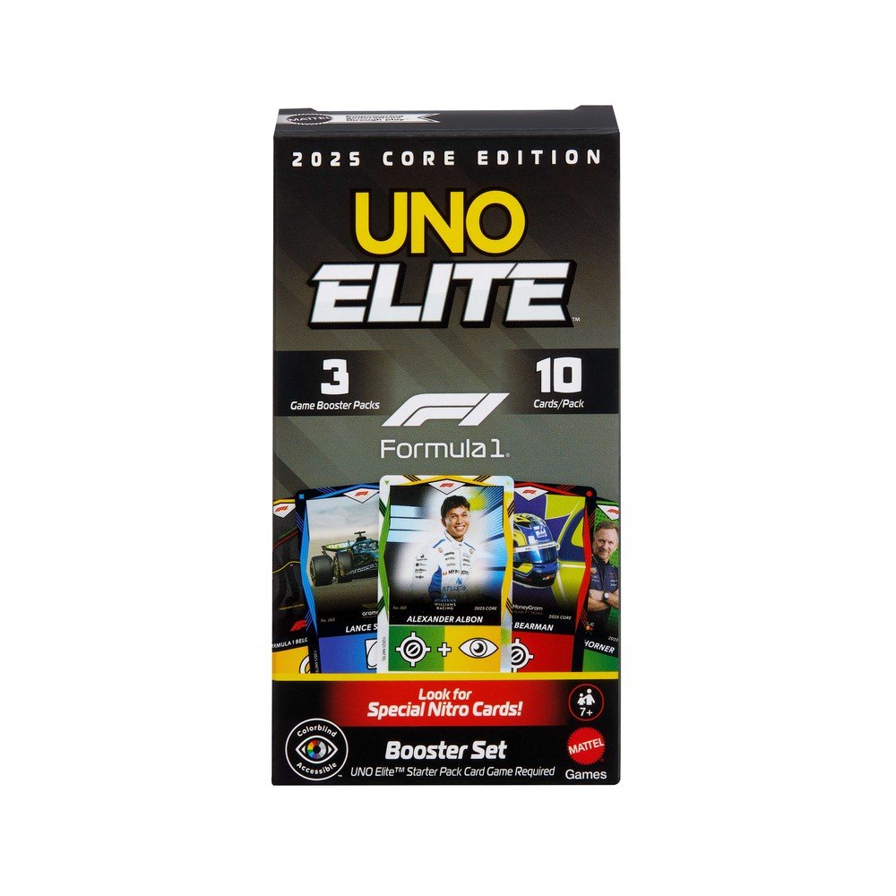 Juego Uno Elite Formula 1 Conjunto de Propulsores Mattel Games