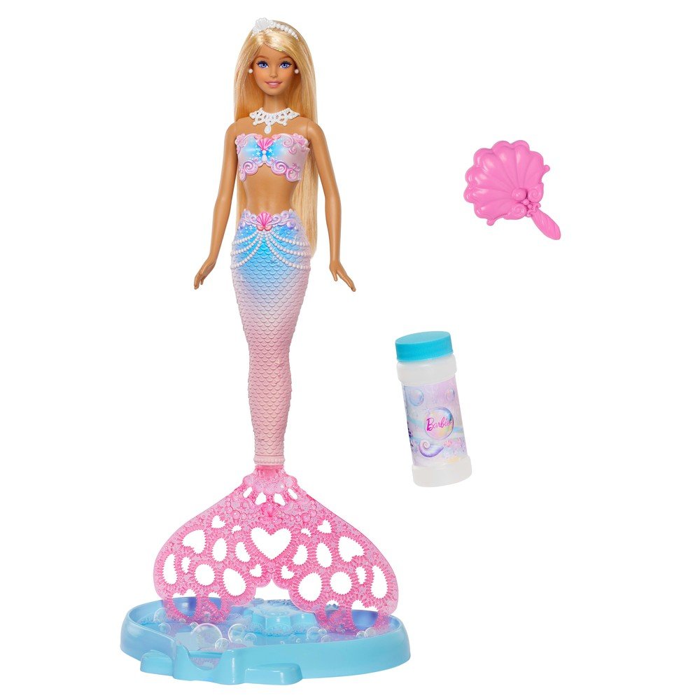 Barbie Sirena Bubble Sparkle Mermaid Mattel Juguete de 32 cm