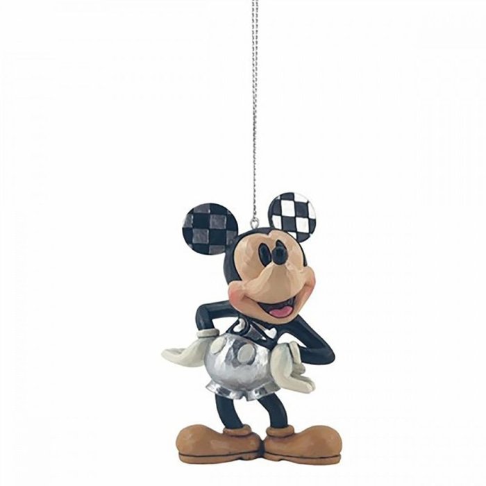 Adorno Navidad Jim Shore Disney Mickey Mouse 100 Aniversario GRUPO ERIK MERCHANDISING