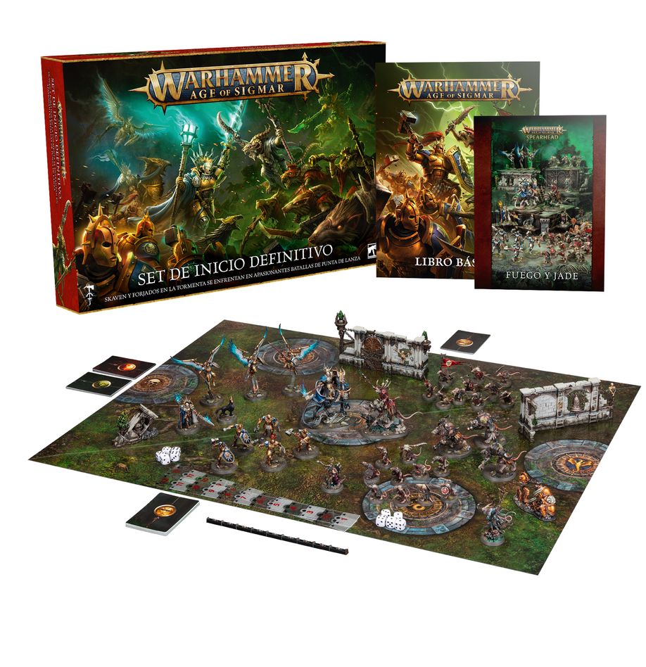 ✅ WARHAMMER AGE OF SIGMAR CAJA SET DE INICIO DEFINITIVO Imagen principal del producto