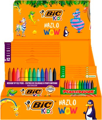 Exp 24 Pack 12 Plastidecor y 12 Rotuladores Kid Couleur