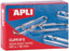 C/10 CAJAS 100 CLIPS NIQUELADOS 32MM Nº2 APLI