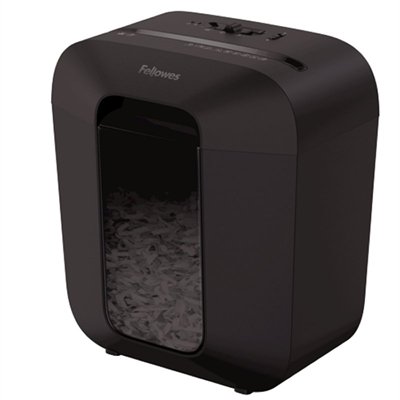Destructora de Documentos LX25 Fellowes Corte en Partículas Color Negro