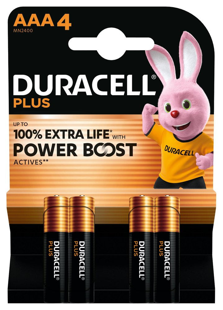 Pilas Duracell Powerboost AAA blister 4 unidades
