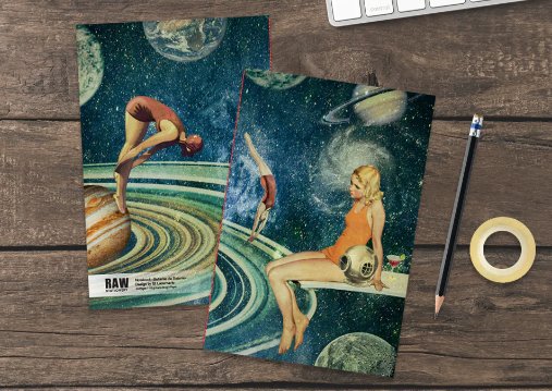 Libreta Bañistas de Saturno 48 páginas Cuquiland