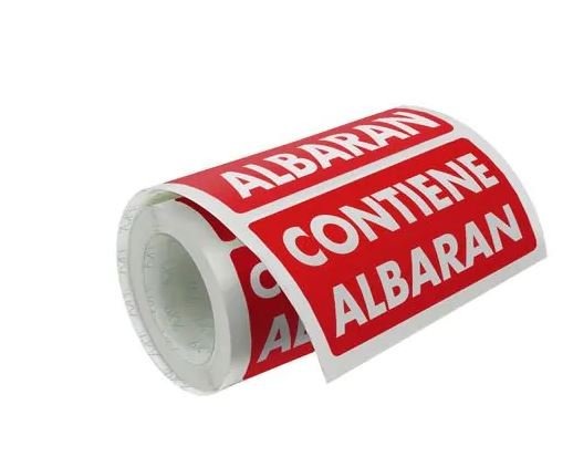 ROLLO 200 ETIQUETAS CONTIENE ALBARAN | 1 UNIDADES | (DIA CASH PAPELERIA) Imagen principal del producto