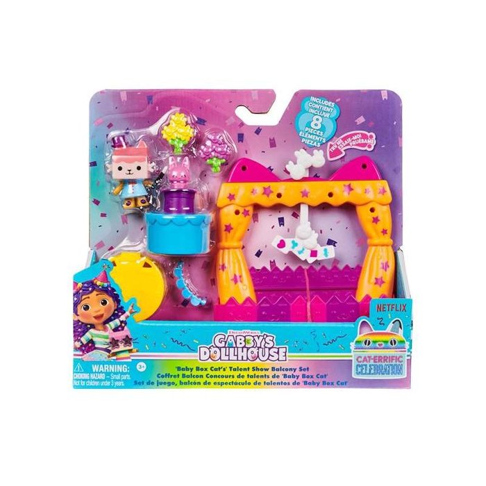 LA CASA DE MUÑECAS DE GABBY BALCON SURTIDO | SPIN MASTER GABBY'S DOLLHOUSE | 1 UNIDAD | 681147012158