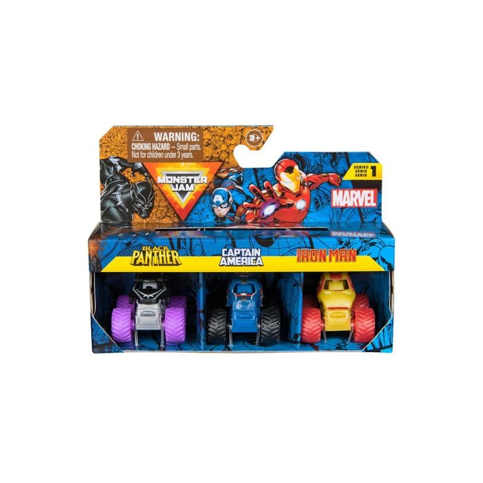 Monster Jam Mini Marvel Pack 3 SPIN Master Monter Jam
