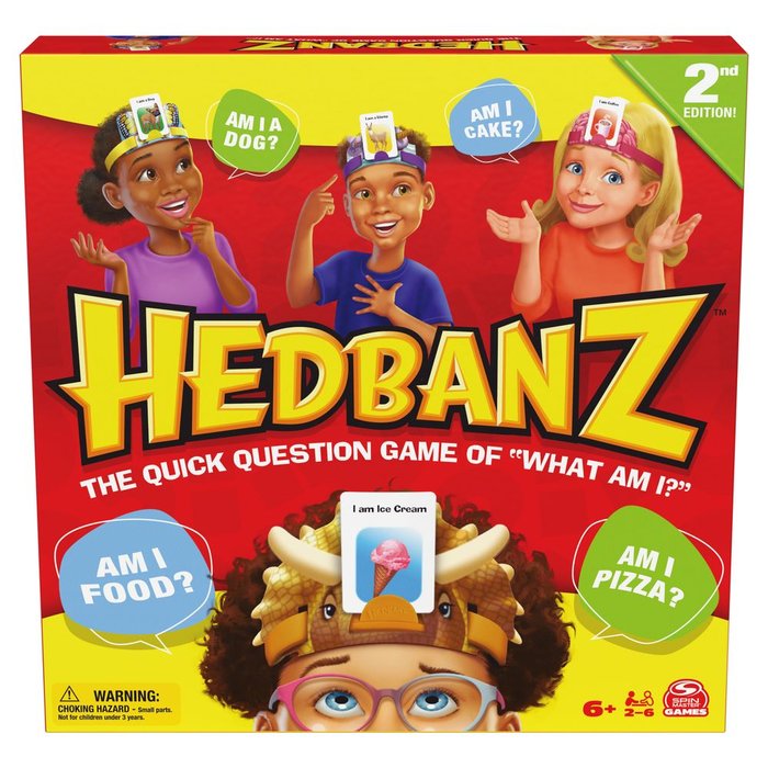 JUEGO DE MESA HEDBANZ FAMILY | SPIN MASTER JUEGOS DE MESA | 1 UNIDAD | 681147025608