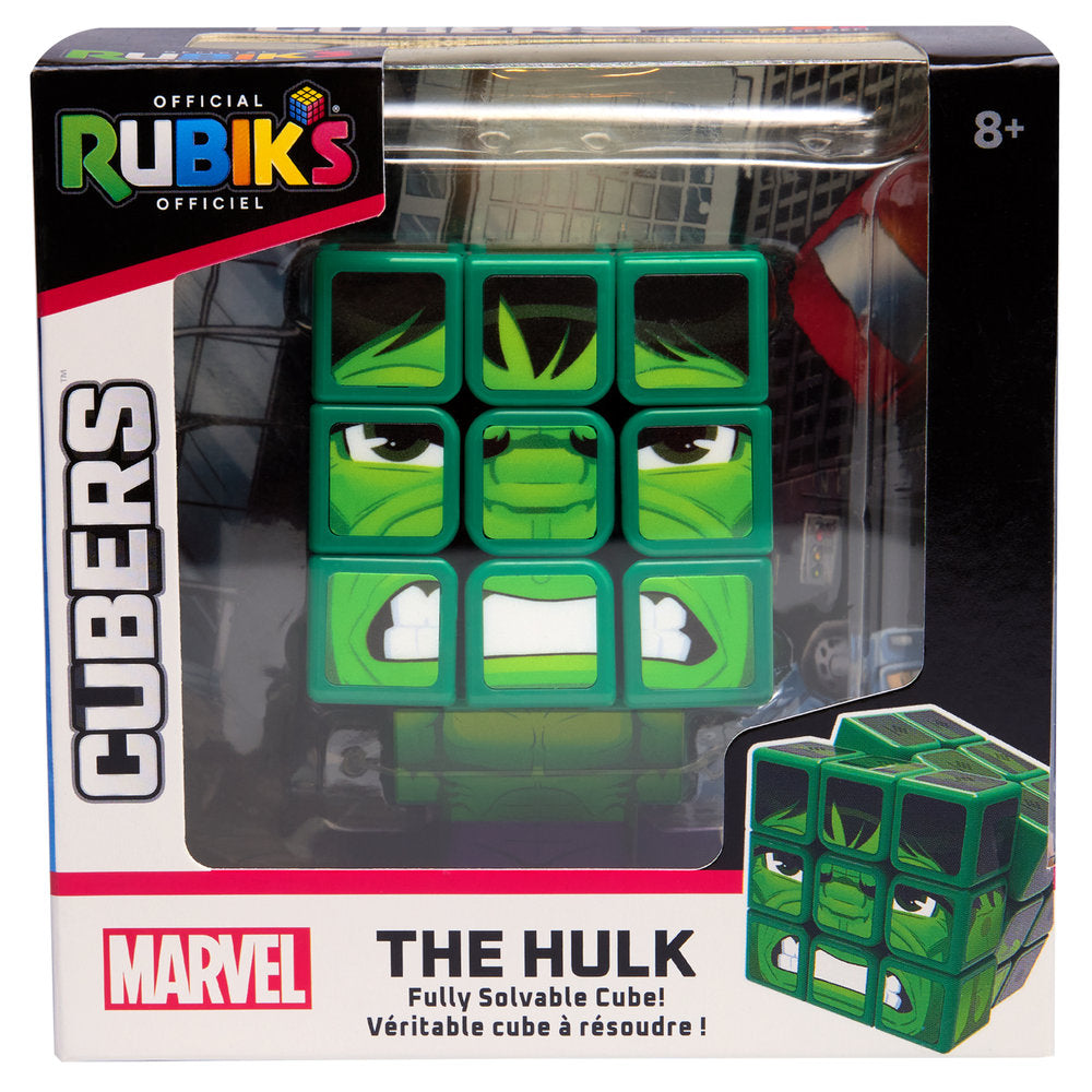 RUBIKS CUBERS HULK | SPIN MASTER RUBIKS | 1 UNIDAD | 681147033849