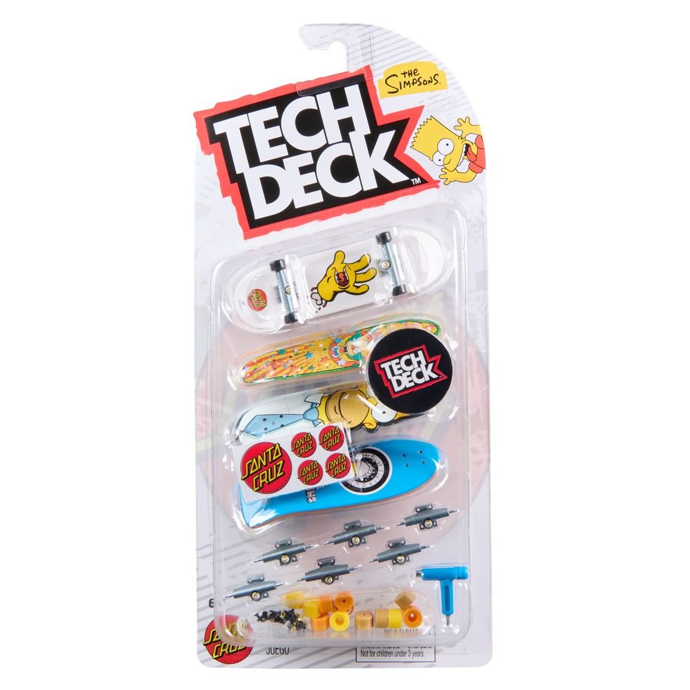 Pack 4 Simpsons Tech Deck Spin Master Juguetes Manipulados