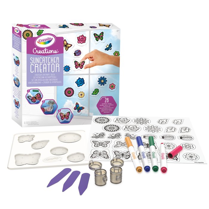 Set Atrapasol 25 Piezas Jardin y Mariposas Creations Crayola Imagen principal del producto