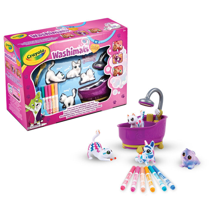 Washimals Nueva Bañera y 4 Mascotas Crayola Imagen principal del producto