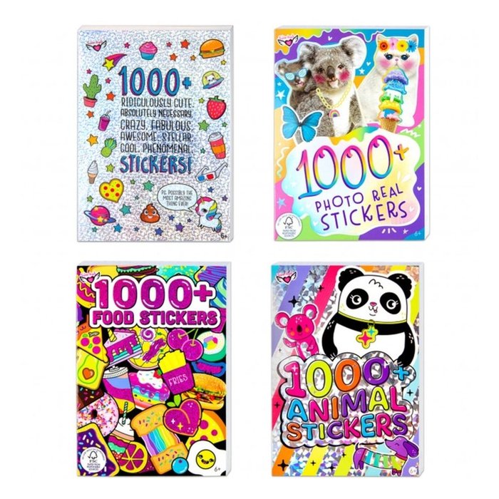 LIBRO DE STICKERS CON 1,000 PEGATINAS SURTIDO 4 MODELOS | CRAYOLA CREATIONS | 1 UNIDAD | 716622124832