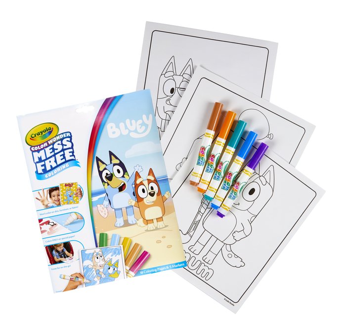 Colorea sin Manchas Color Wonder Bluey Crayola