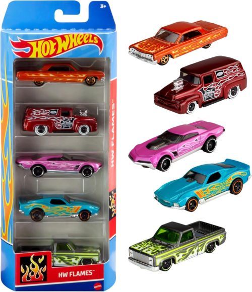 Pack 5 Hot Wheels Coches Básicos Surtido MATTEL