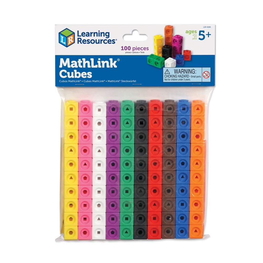 Juego set de 100 Cubos Mathlink Learning Resources Imagen principal del producto