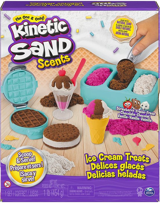 KINETIC SAND DELICIAS HELADAS | SPIN MASTER KINETIC SAND | 1 UNIDAD | 778988324486