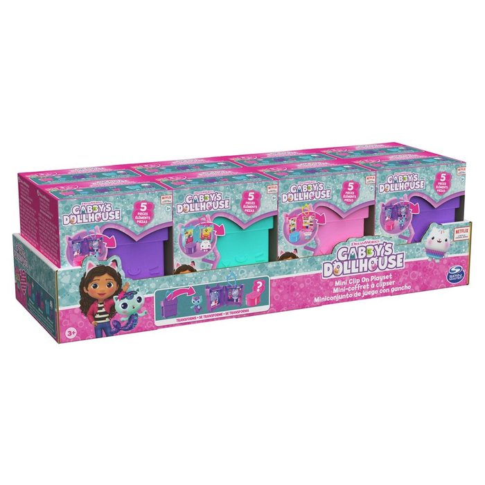 MINI PLAYSETS LLAVERO SURTIDO LA CASA DE MUÑECAS DE GABBY | SPIN MASTER GABBY'S DOLLHOUSE | 1 UNIDAD | 778988349670